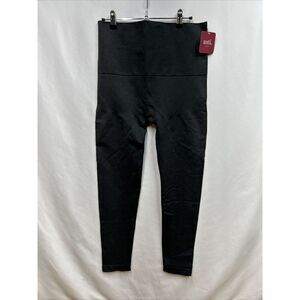 Anti x Proof Women's Pull-on Seamless Compression Leggings Charcoal X-Large Size